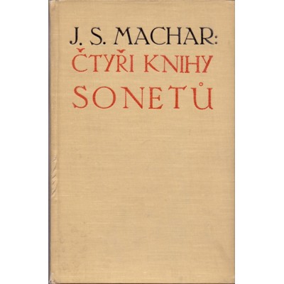 Machar - Čtyři knihy sonetů