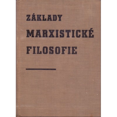 Základy marxistické filosofie (1959)