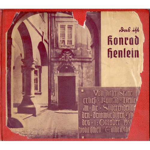 Tscherne E. - Das ist Konrad Henlein: 200 Bilder aus dem Leben des sudetendeutschen Einigers (1938) DEU