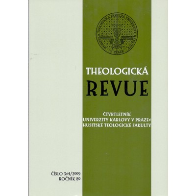 Theologická revue (2009) Ročník 80. Číslo 3-4