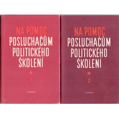 Na pomoc posluchačům politického školení I. - II. (1951) 2 svazky