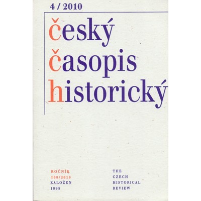 Český časopis historický (2010) Ročník 108 Číslo...